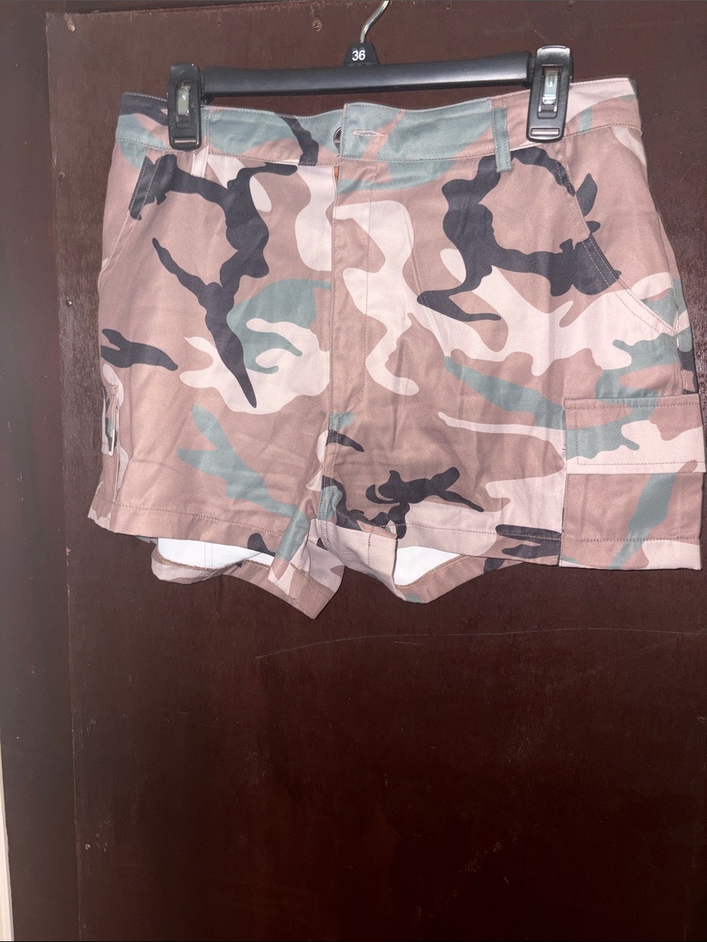 Women’s Camo Cargo Shorts